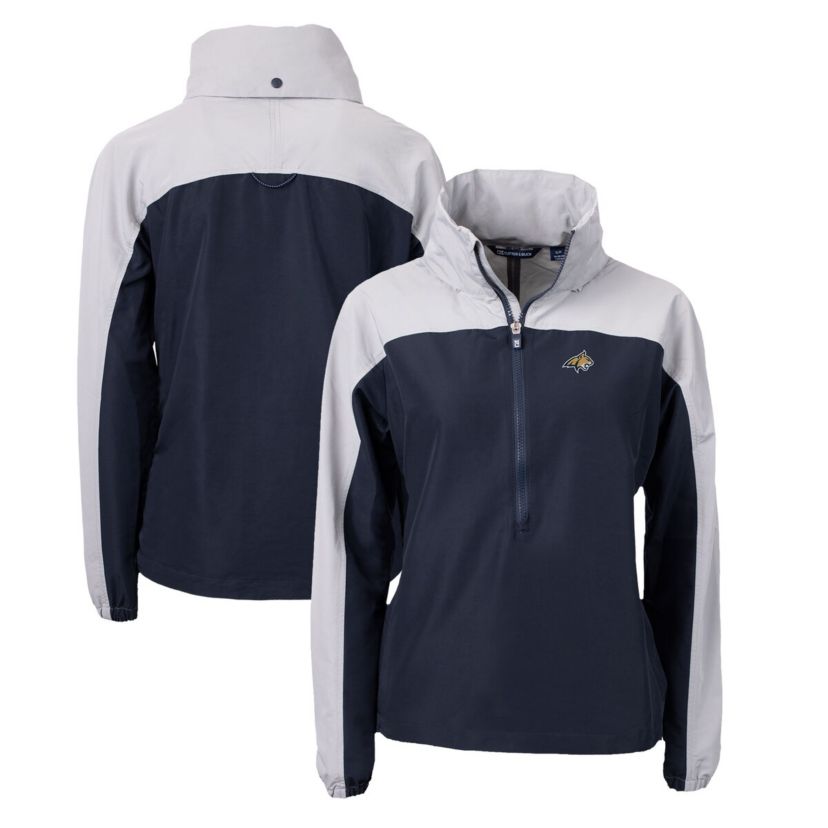 NCAA Montana State Bobcats Charter Eco Recycled Half-Zip Anorak Jacket