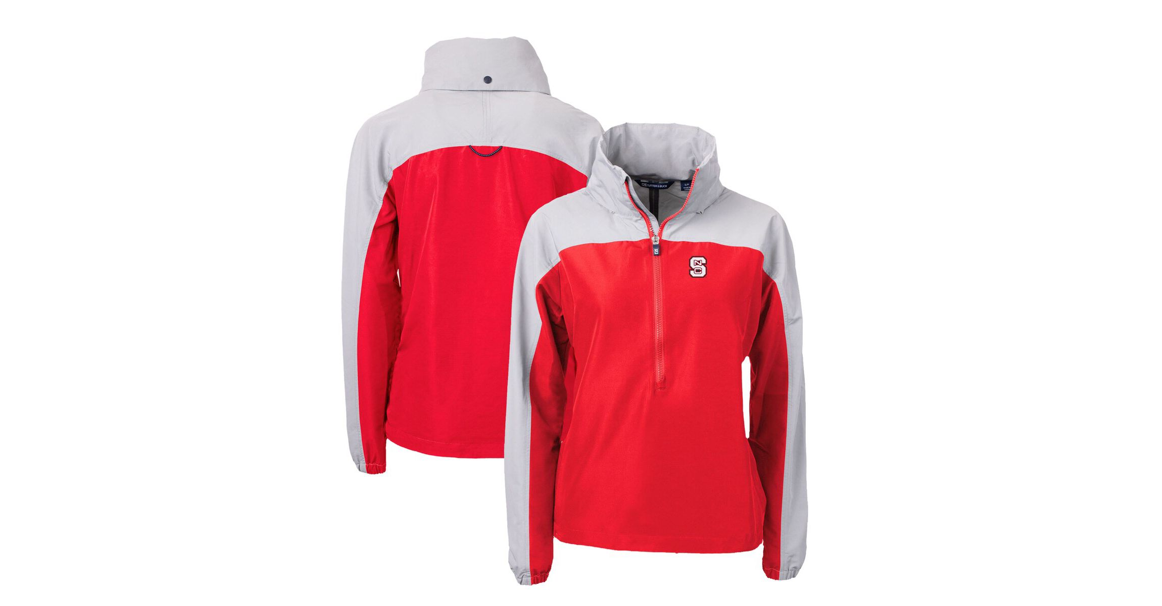 NCAA NC State Wolfpack Charter Eco Recycled Half-Zip Anorak Jacket