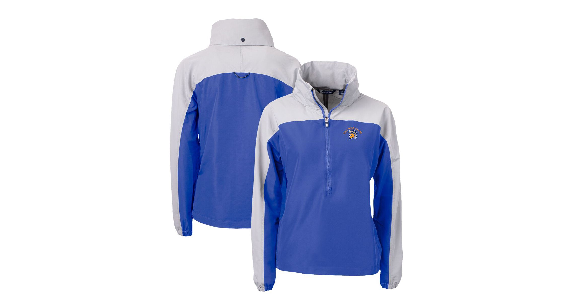 NCAA San Jose State Spartans Charter Eco Recycled Half-Zip Anorak Jacket