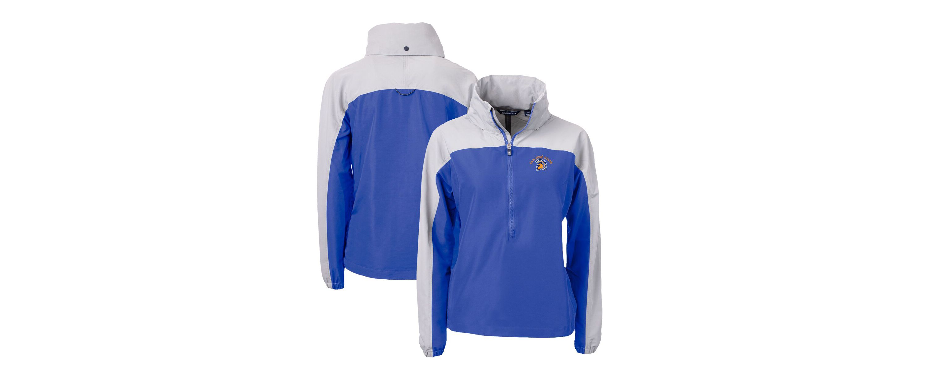 NCAA San Jose State Spartans Charter Eco Recycled Half-Zip Anorak Jacket