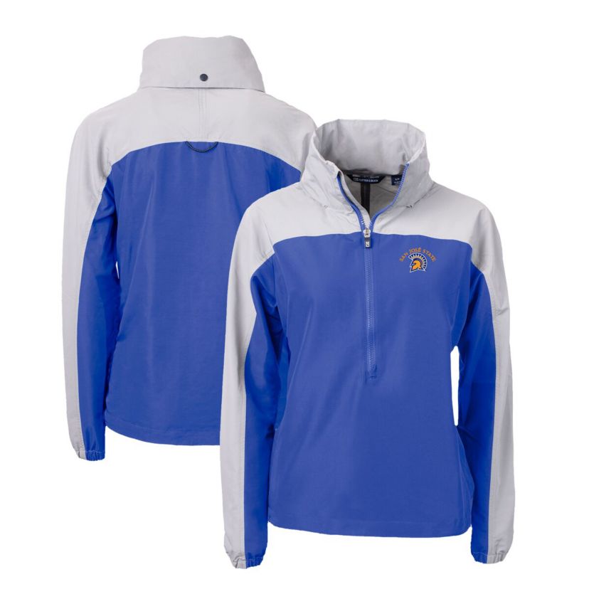 NCAA San Jose State Spartans Charter Eco Recycled Half-Zip Anorak Jacket