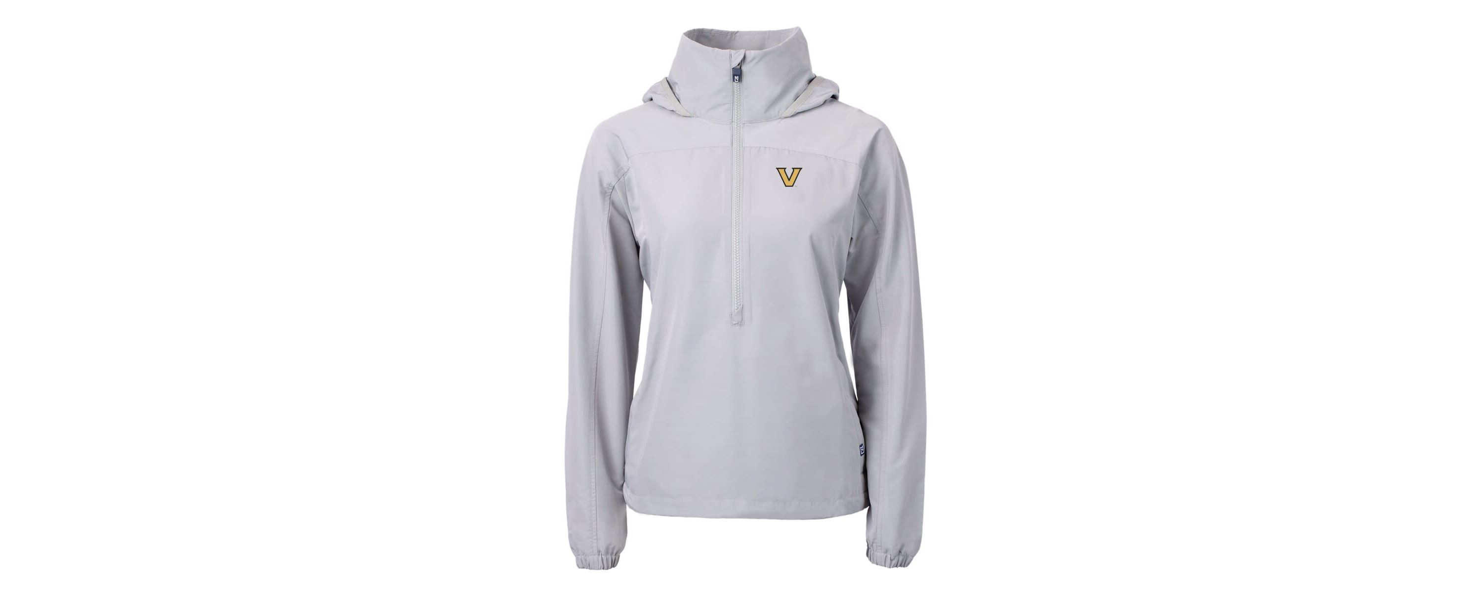 NCAA Vanderbilt Commodores Charter Eco Recycled Half-Zip Anorak Jacket