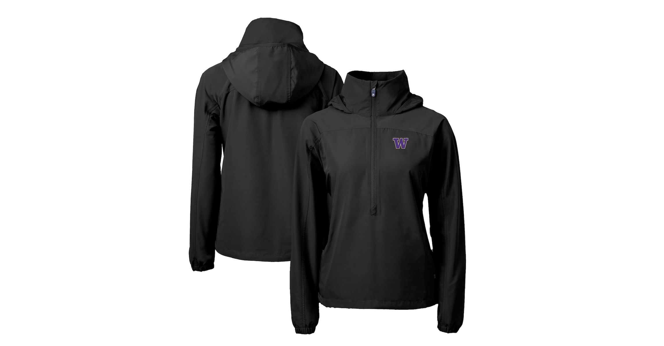 NCAA Washington Huskies Charter Eco Recycled Half-Zip Anorak Jacket
