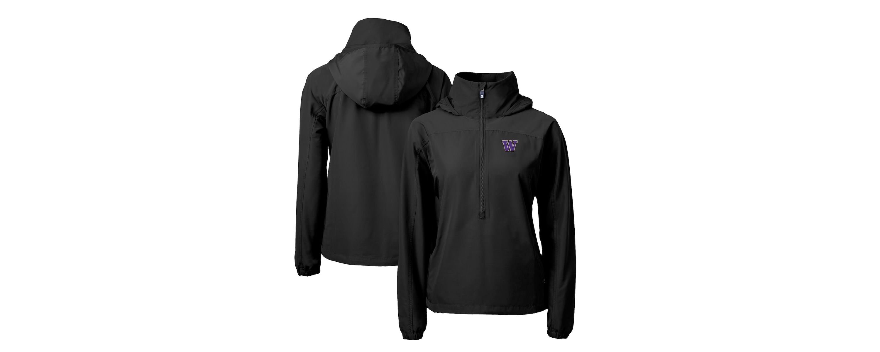 NCAA Washington Huskies Charter Eco Recycled Half-Zip Anorak Jacket