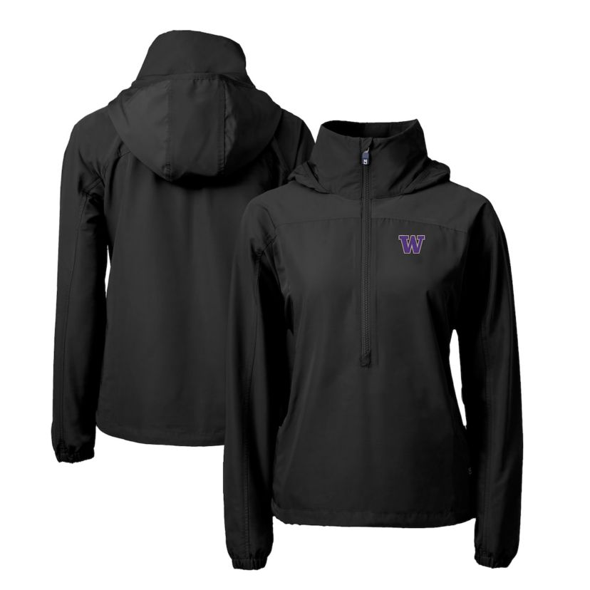 NCAA Washington Huskies Charter Eco Recycled Half-Zip Anorak Jacket