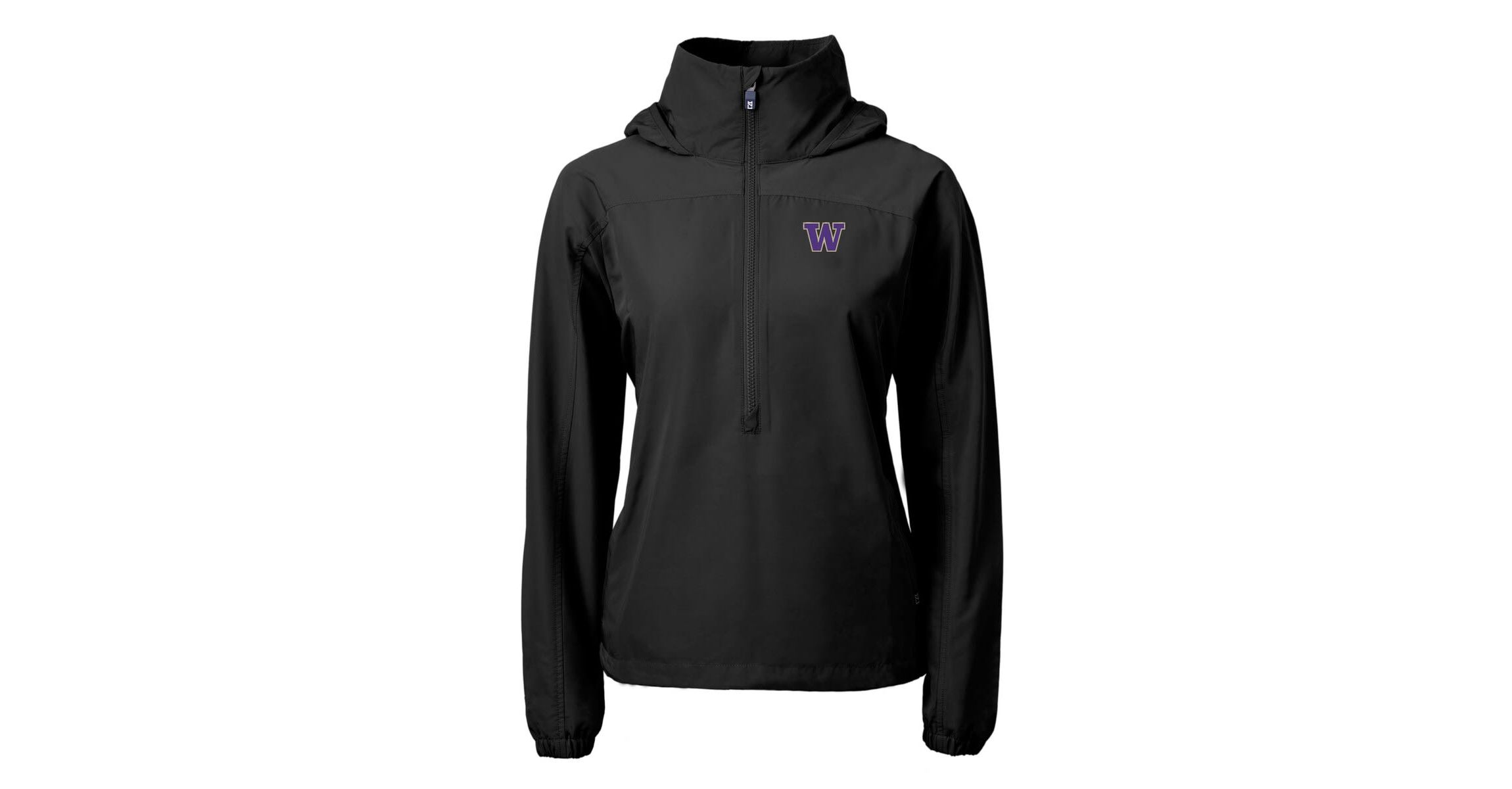 NCAA Washington Huskies Charter Eco Recycled Half-Zip Anorak Jacket