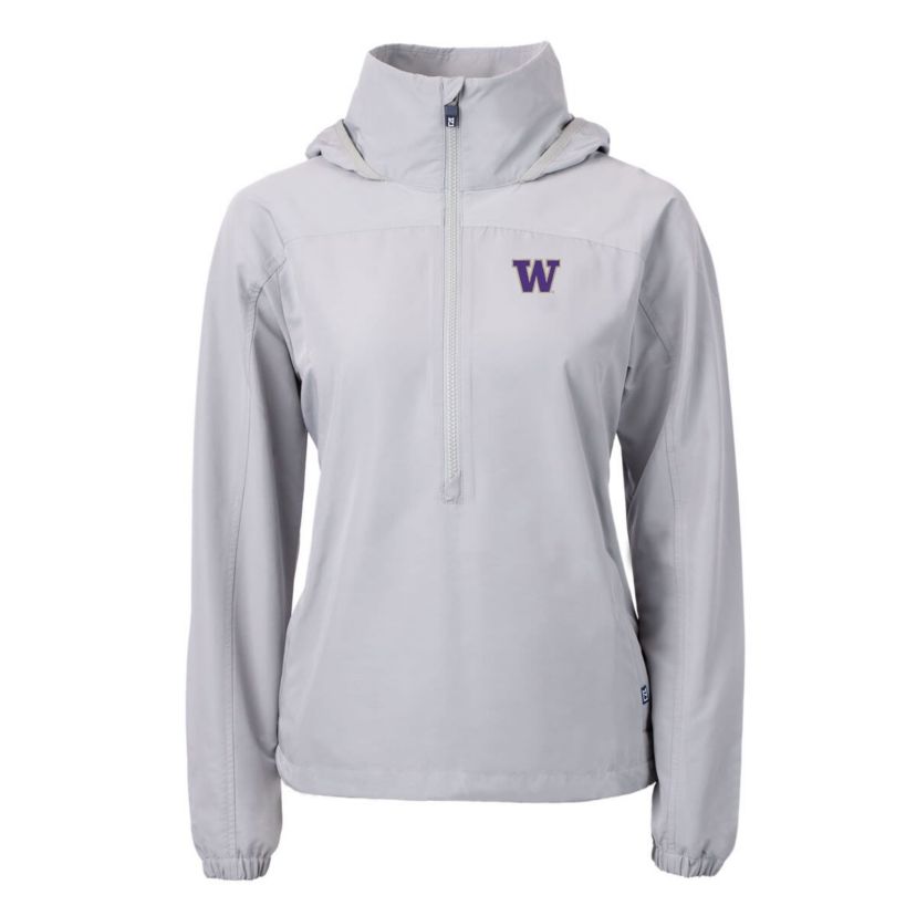 NCAA Washington Huskies Charter Eco Recycled Half-Zip Anorak Jacket
