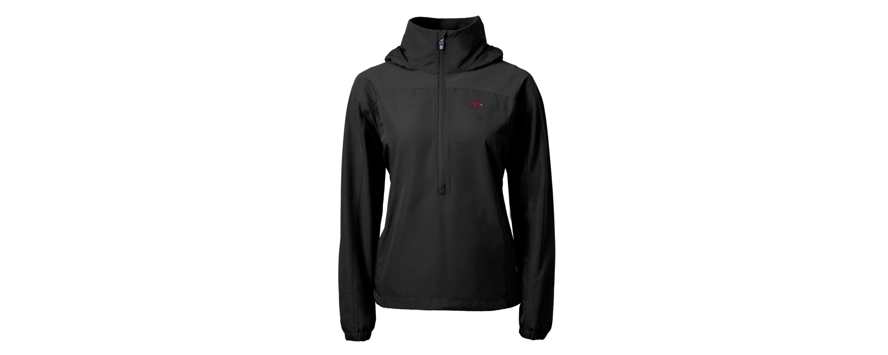 NCAA Arkansas Razorbacks Charter Eco Recycled Half-Zip Anorak Jacket
