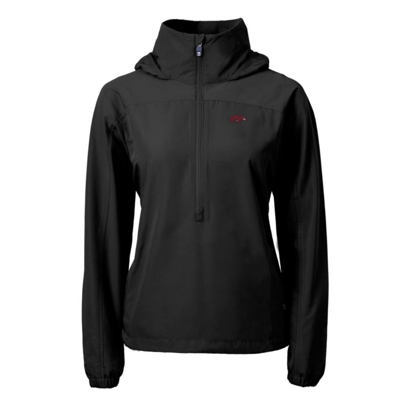 NCAA Arkansas Razorbacks Charter Eco Recycled Half-Zip Anorak Jacket