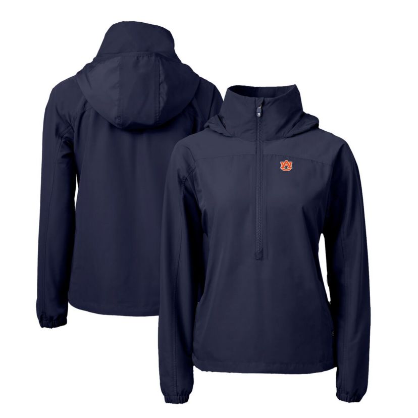 NCAA Auburn Tigers Charter Eco Recycled Half-Zip Anorak Jacket