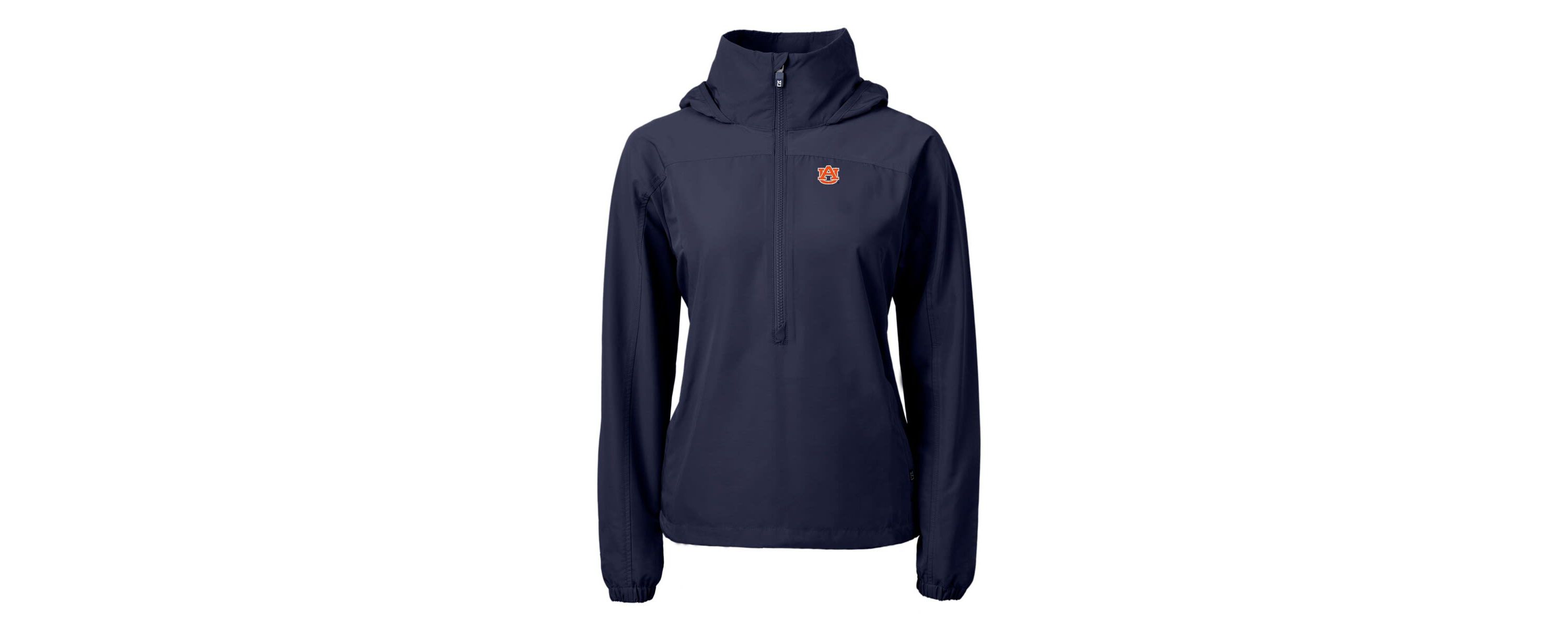 NCAA Auburn Tigers Charter Eco Recycled Half-Zip Anorak Jacket