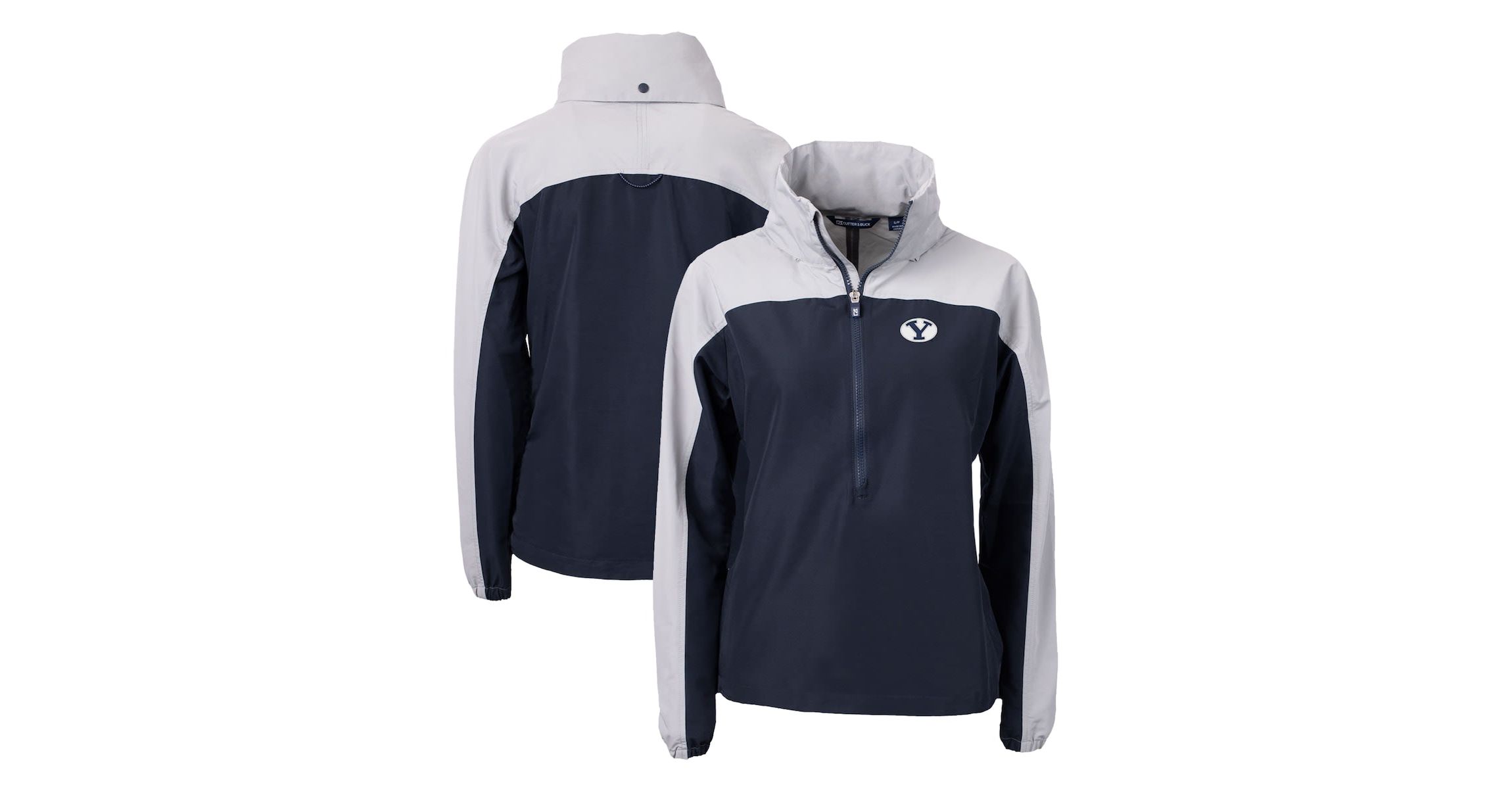 NCAA BYU Cougars Charter Eco Recycled Half-Zip Anorak Jacket
