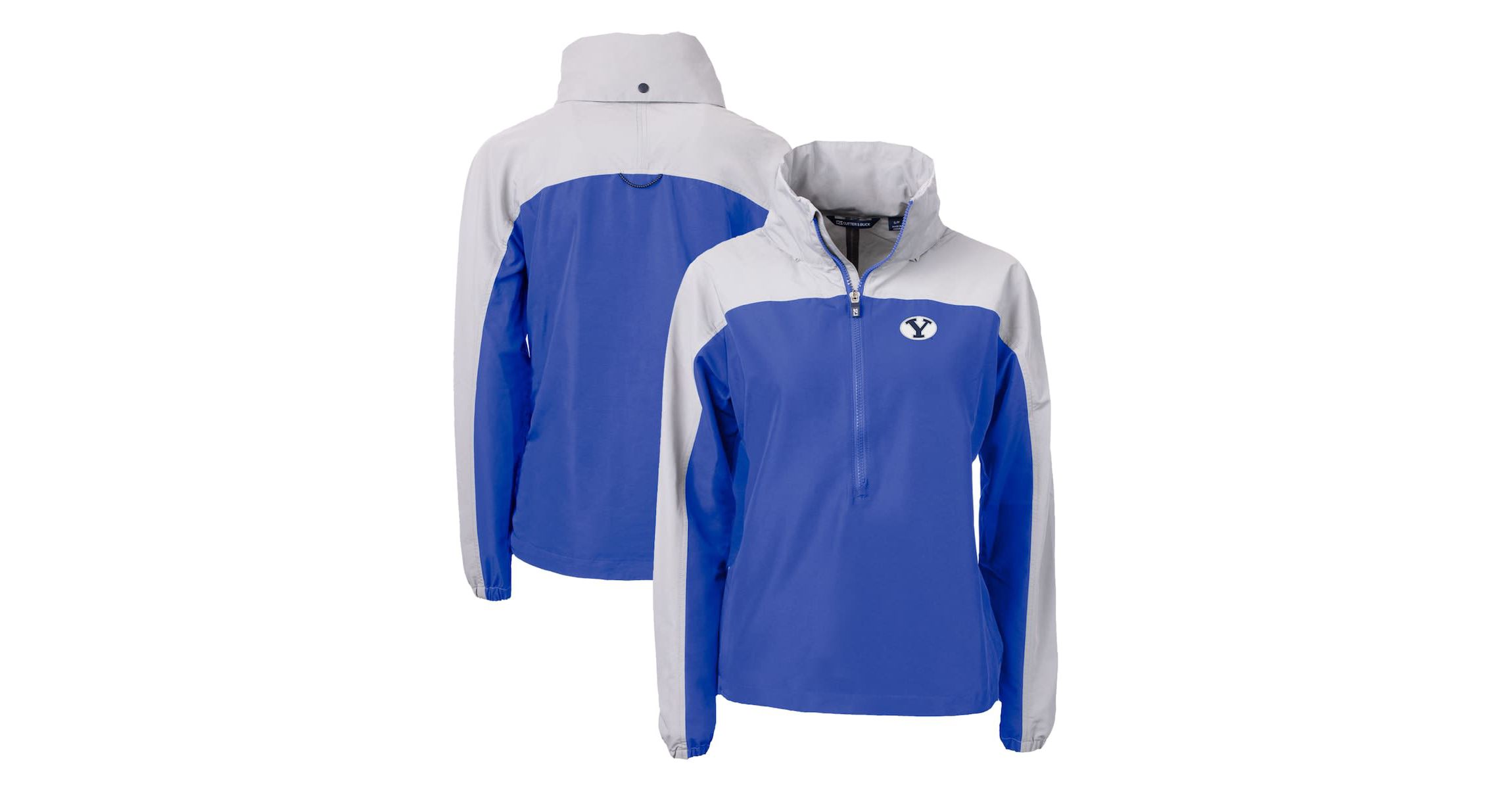 NCAA BYU Cougars Charter Eco Recycled Half-Zip Anorak Jacket