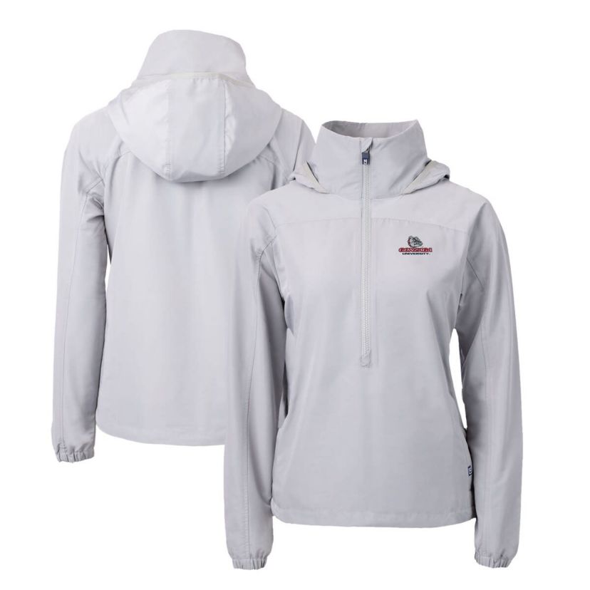 Gonzaga University Bulldogs NCAA Gonzaga Bulldogs Charter Eco Recycled Half-Zip Anorak Jacket