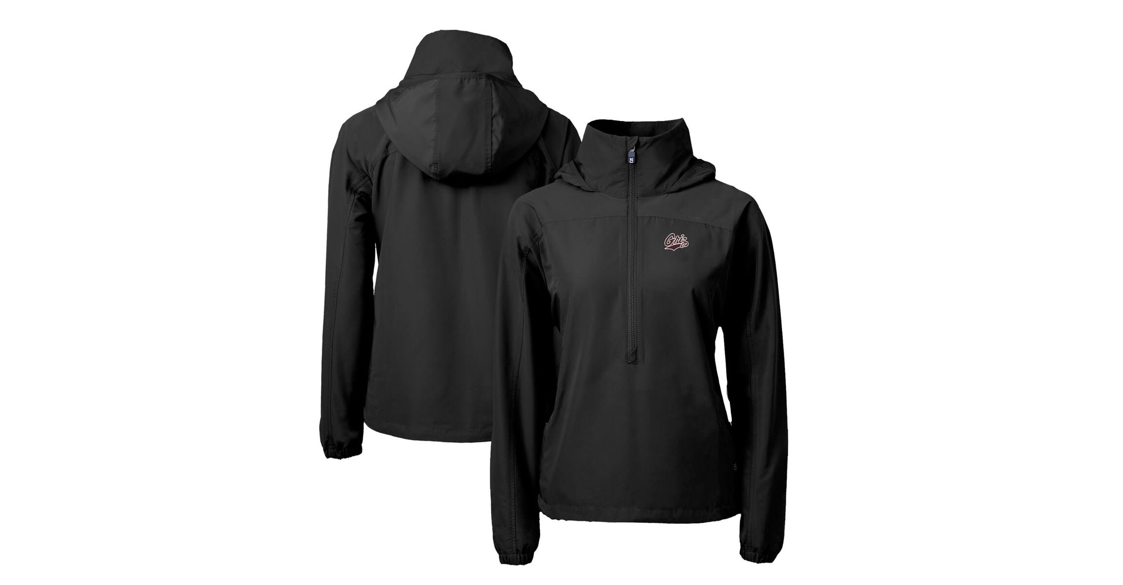 NCAA Montana Grizzlies Charter Eco Recycled Half-Zip Anorak Jacket