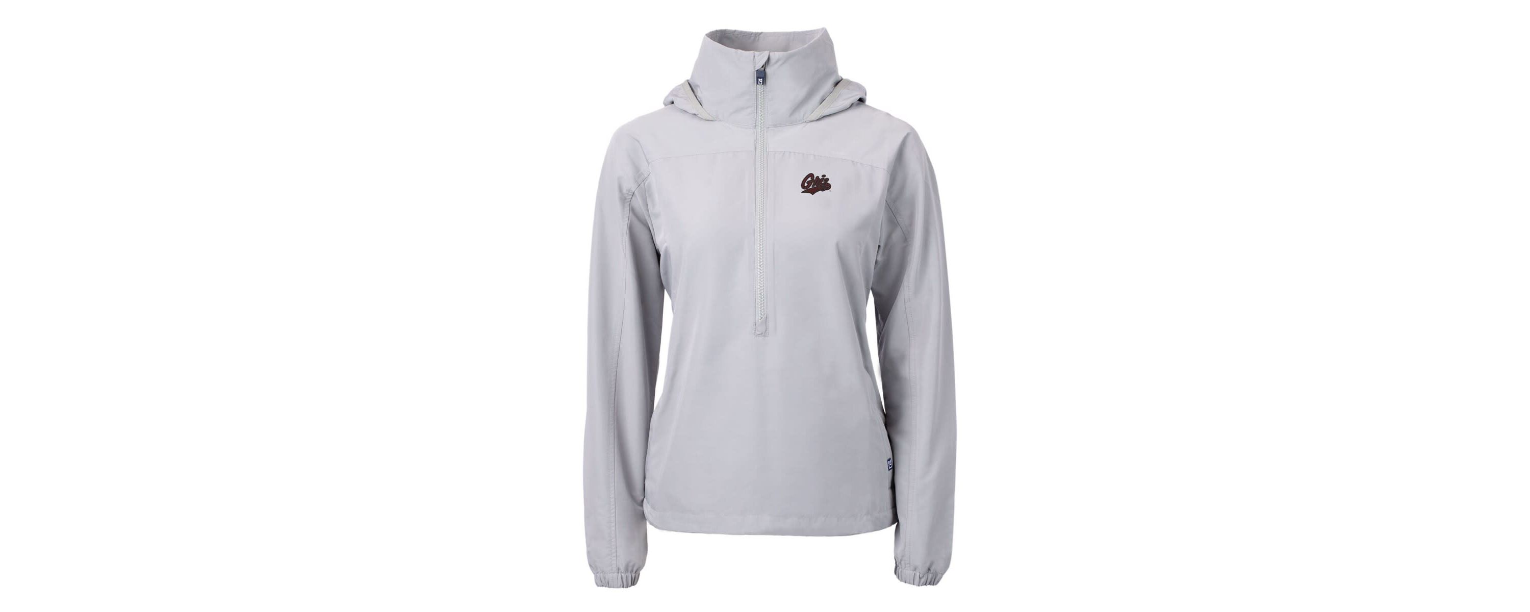 NCAA Montana Grizzlies Charter Eco Recycled Half-Zip Anorak Jacket