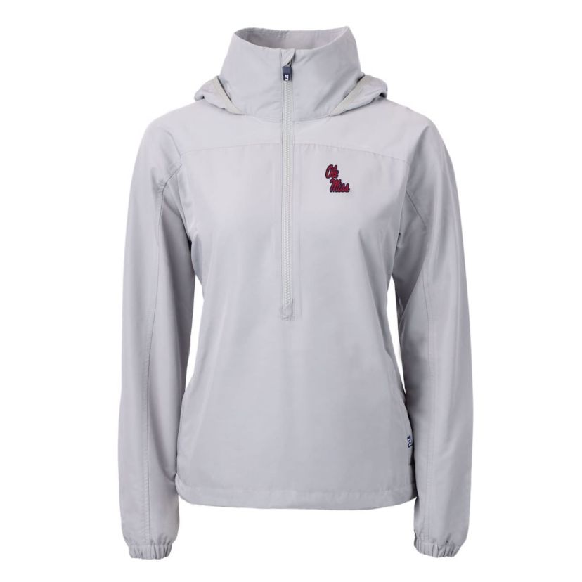 NCAA Ole Miss Rebels Charter Eco Recycled Half-Zip Anorak Jacket