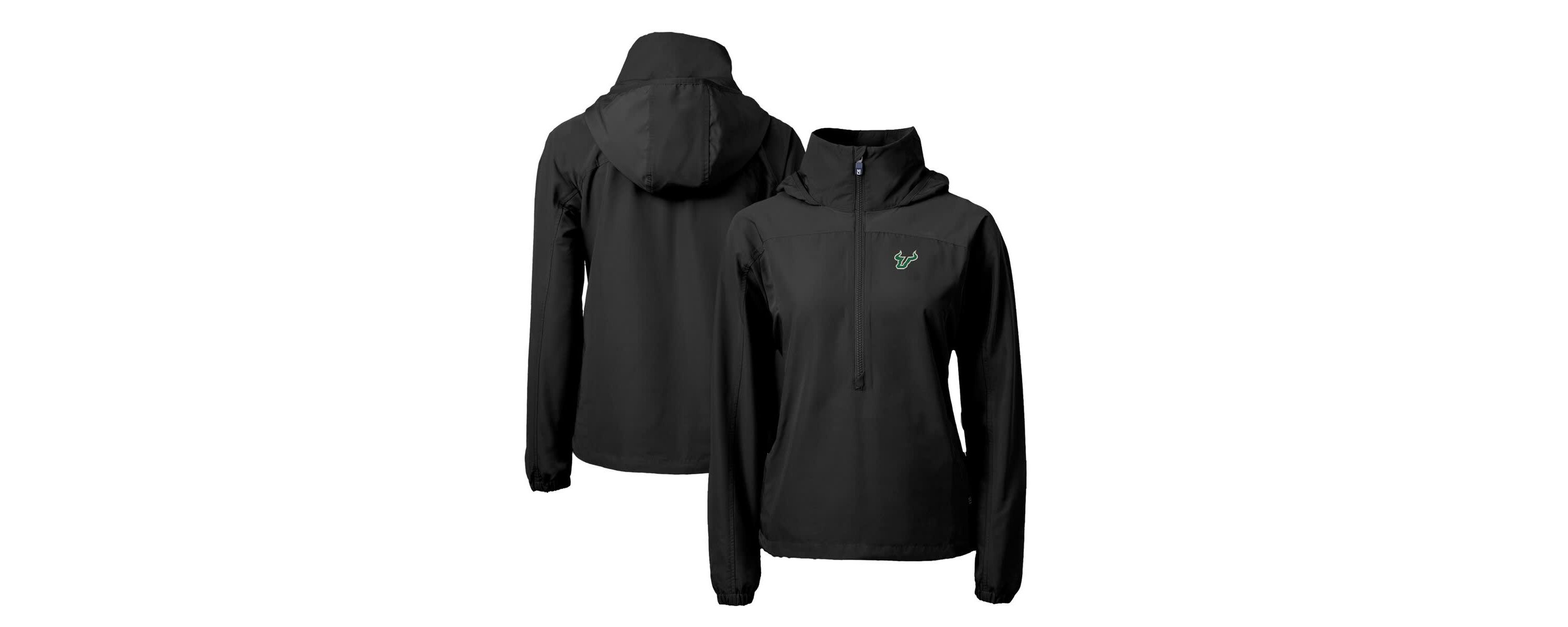 NCAA South Florida Bulls Charter Eco Recycled Half-Zip Anorak Jacket