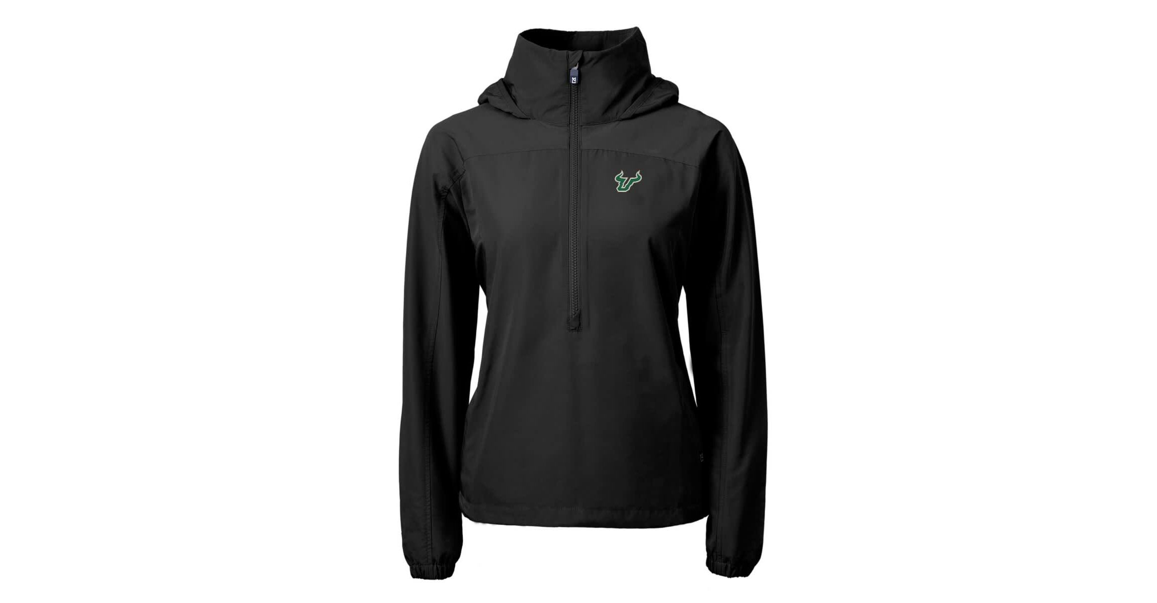 NCAA South Florida Bulls Charter Eco Recycled Half-Zip Anorak Jacket