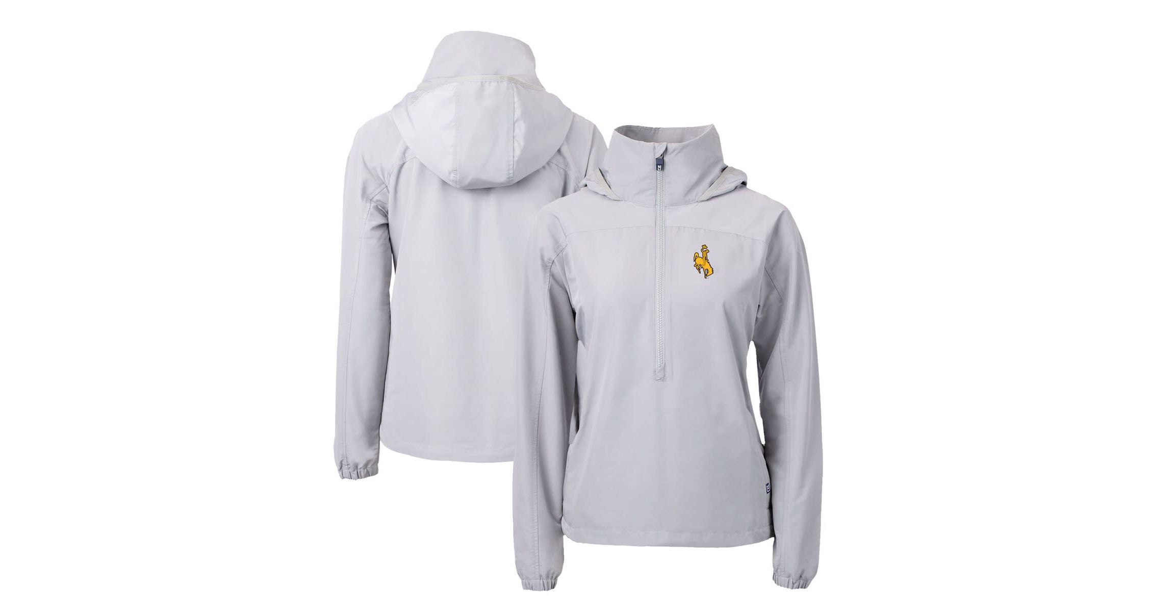 NCAA Wyoming Cowboys Charter Eco Recycled Half-Zip Anorak Jacket