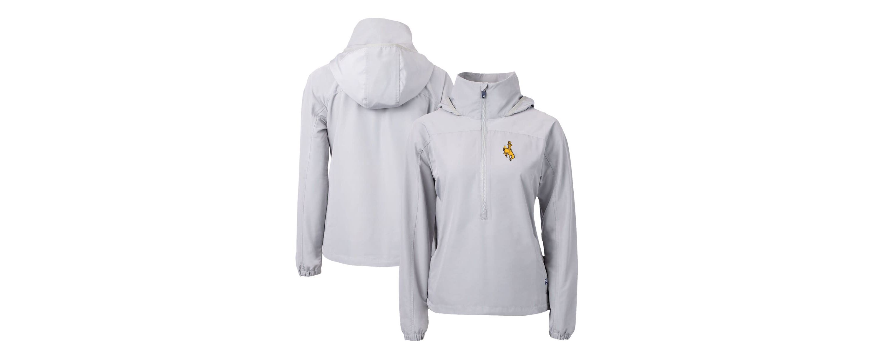 NCAA Wyoming Cowboys Charter Eco Recycled Half-Zip Anorak Jacket
