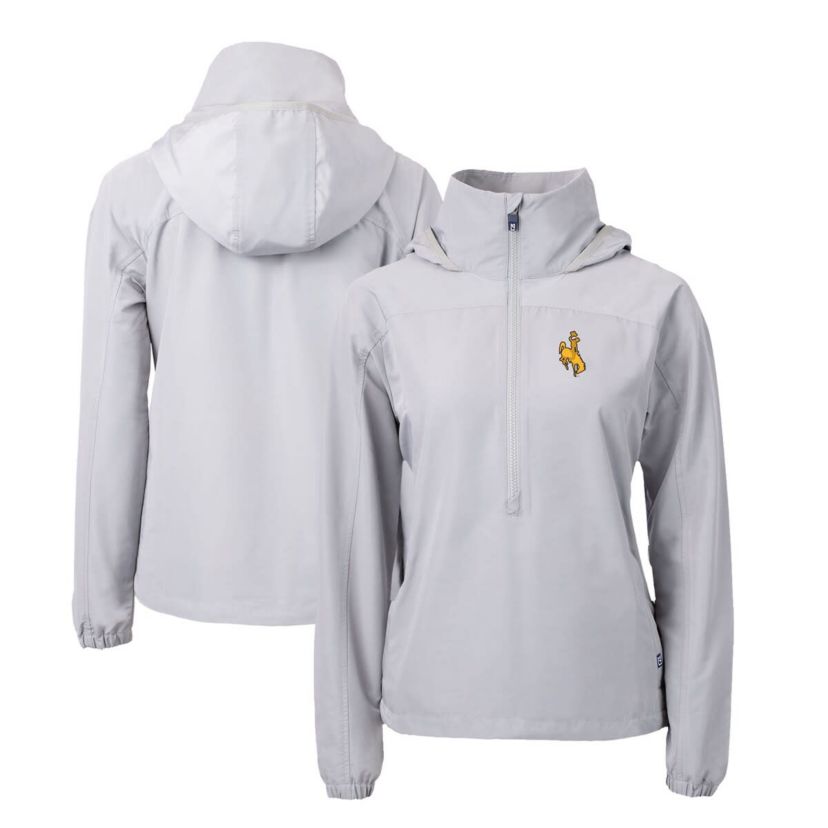NCAA Wyoming Cowboys Charter Eco Recycled Half-Zip Anorak Jacket