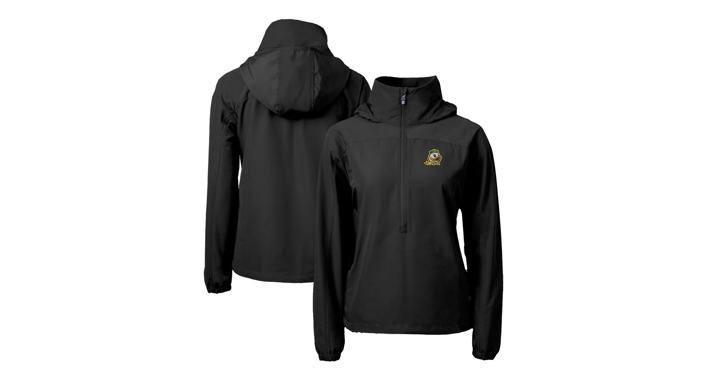 NCAA Oregon Ducks Charter Eco Recycled Half-Zip Anorak Jacket