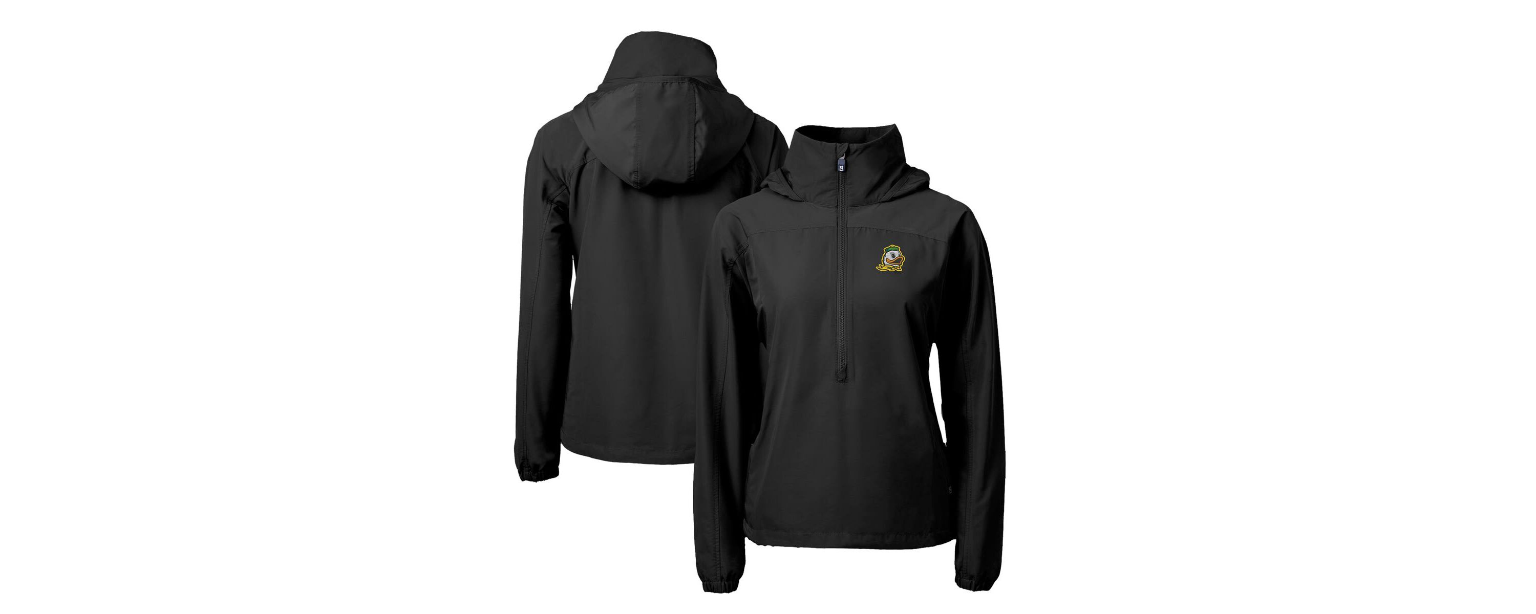 NCAA Oregon Ducks Charter Eco Recycled Half-Zip Anorak Jacket