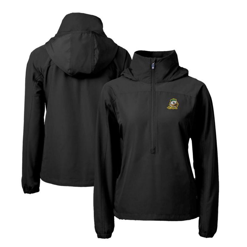 NCAA Oregon Ducks Charter Eco Recycled Half-Zip Anorak Jacket