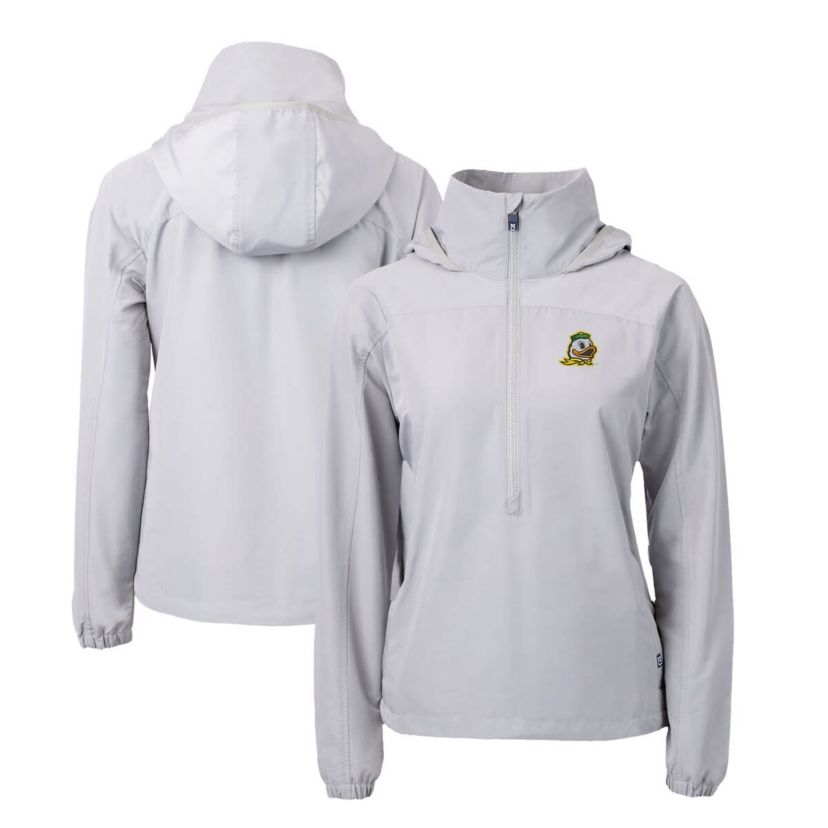 NCAA Oregon Ducks Charter Eco Recycled Half-Zip Anorak Jacket