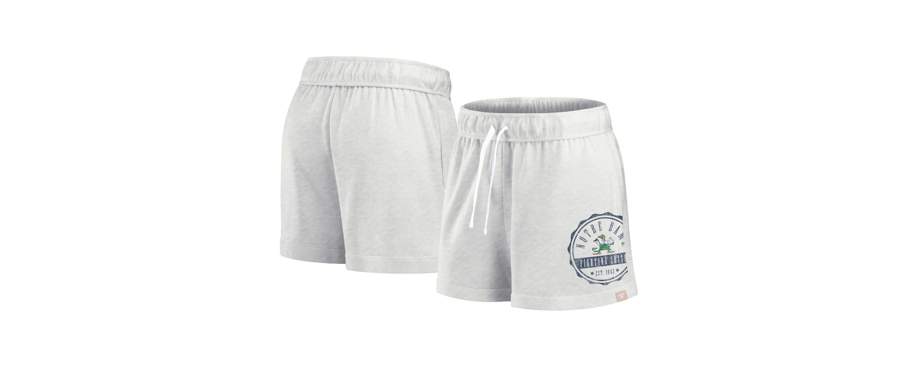 NCAA Fanatics Notre Dame Fighting Irish Win Badge Shorts
