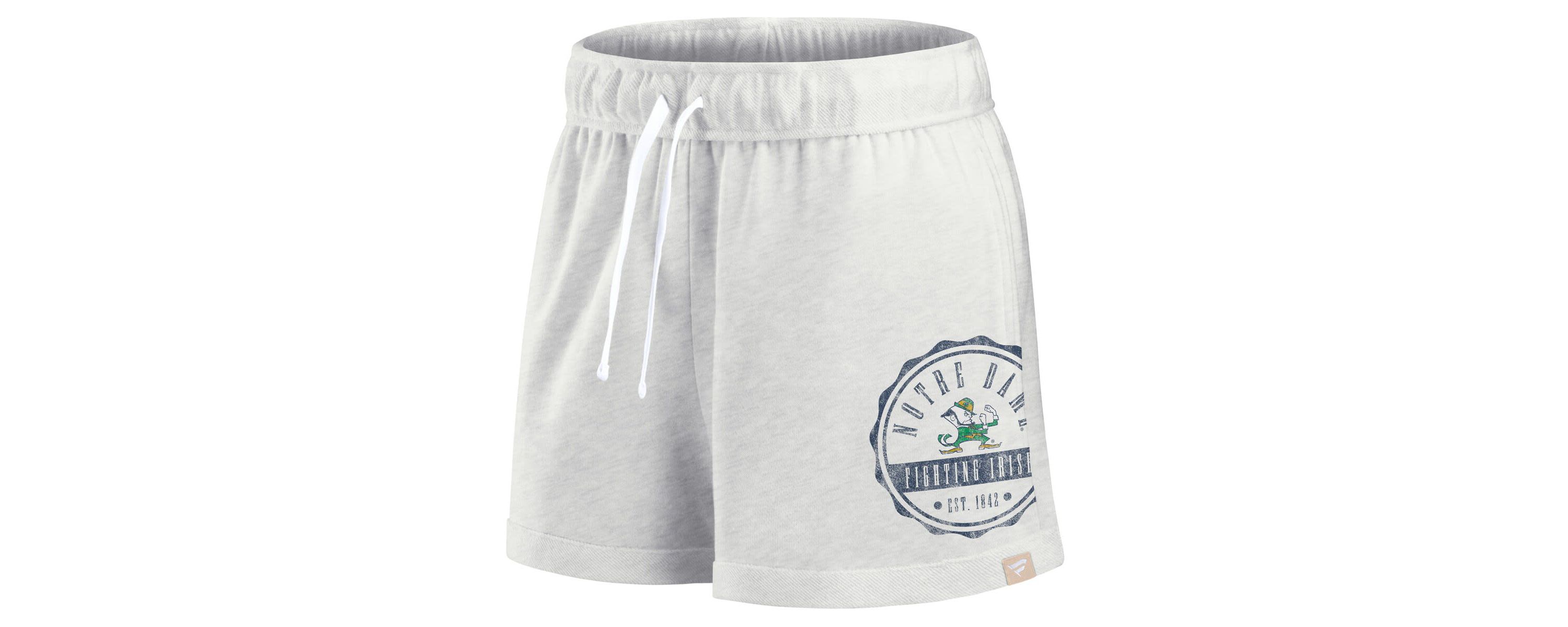 NCAA Fanatics Notre Dame Fighting Irish Win Badge Shorts