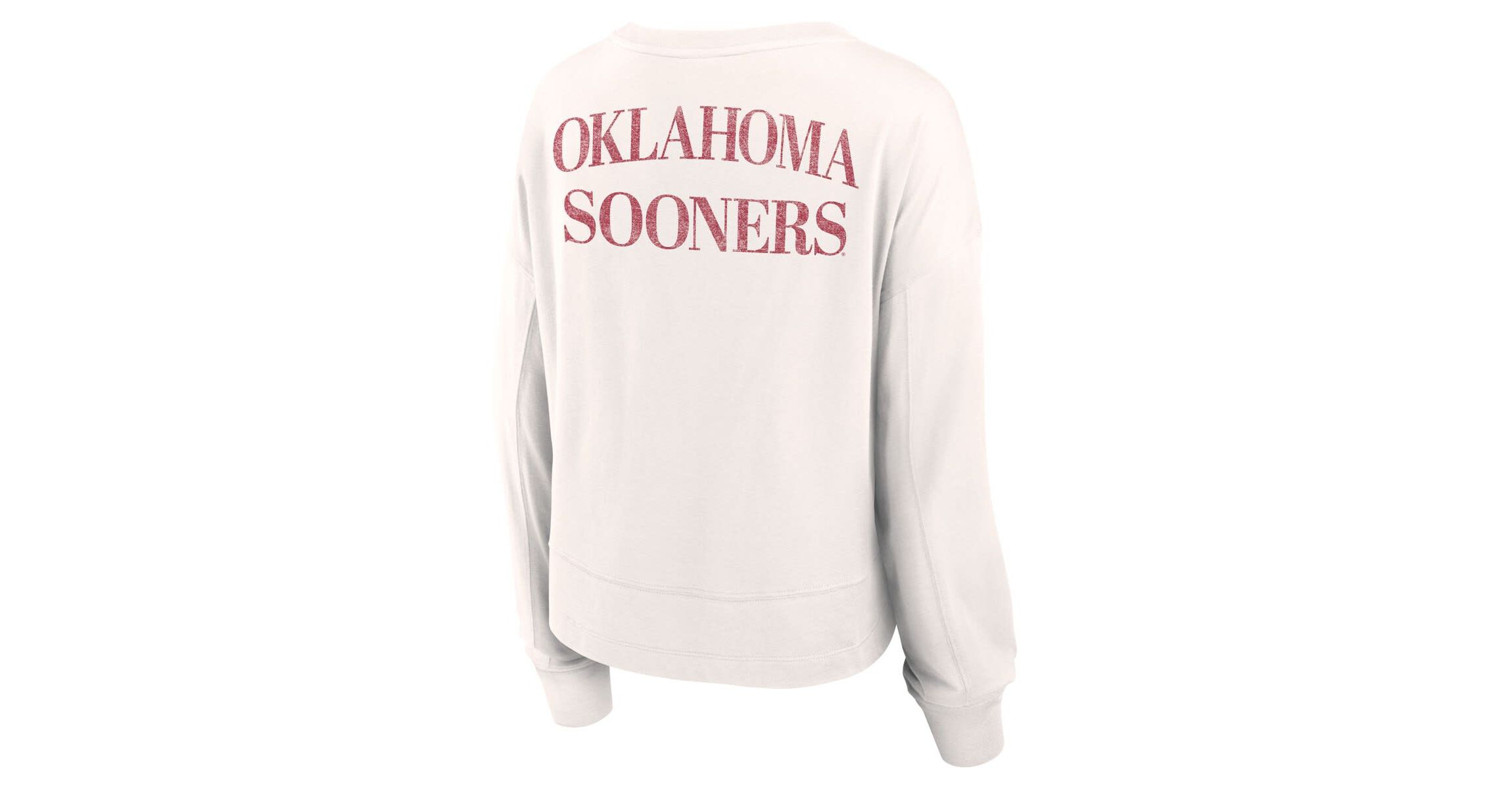 NCAA Fanatics Oklahoma Sooners Kickoff Full Back Long Sleeve T-Shirt