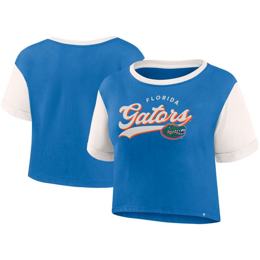 NCAA Fanatics Florida Gators Color-Block Script Tail T-Shirt