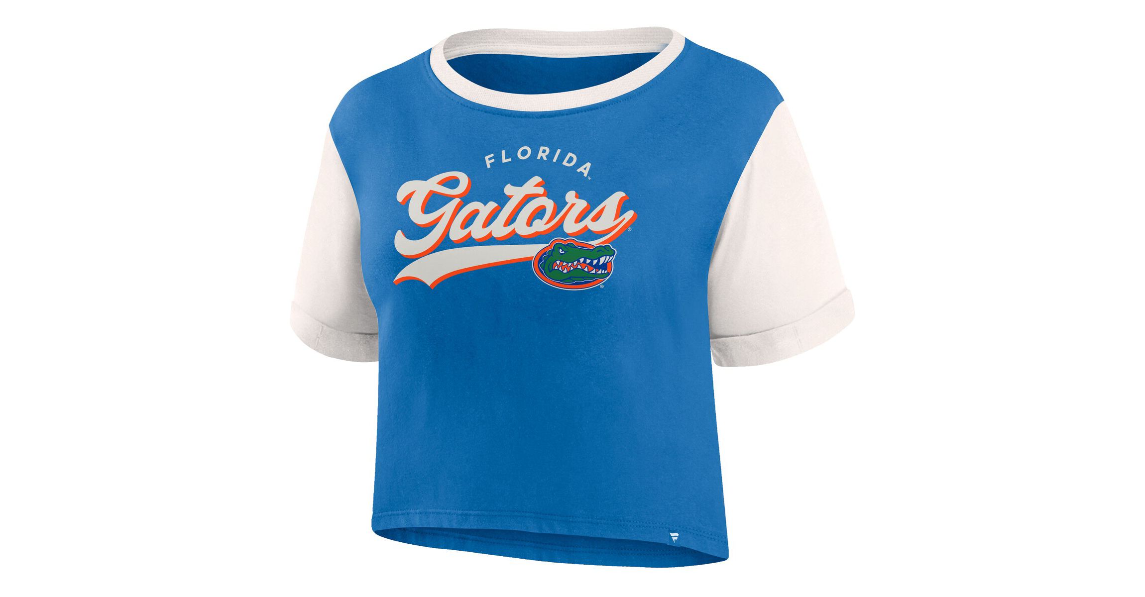 NCAA Fanatics Florida Gators Color-Block Script Tail T-Shirt