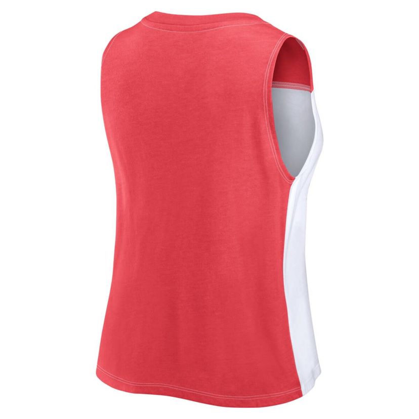 NCAA Fanatics Oklahoma Sooners Colorblock High Neck Tank Top
