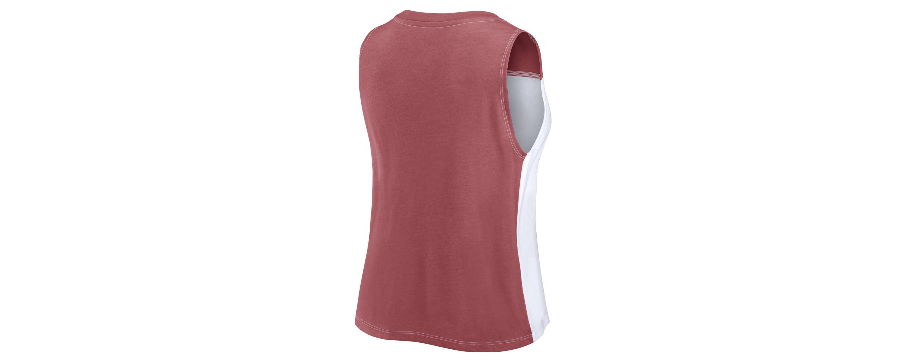 NCAA Fanatics Texas A&M Aggies Colorblock High Neck Tank Top