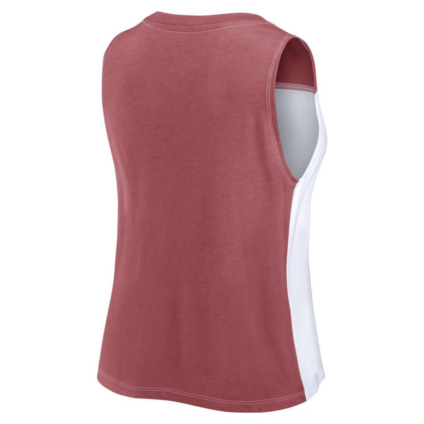 NCAA Fanatics Texas A&M Aggies Colorblock High Neck Tank Top