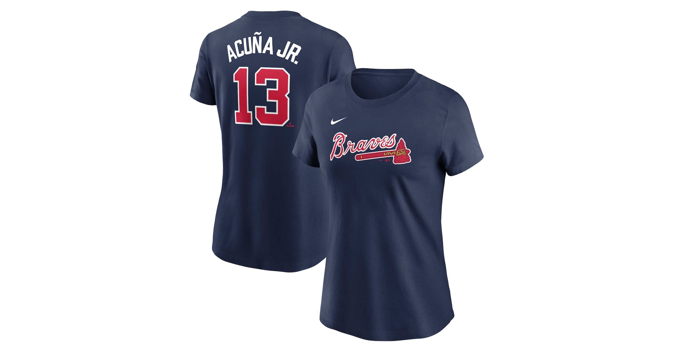 MLB Nike Ronald Acuña Jr. Atlanta Braves Fuse Name & Number T-Shirt