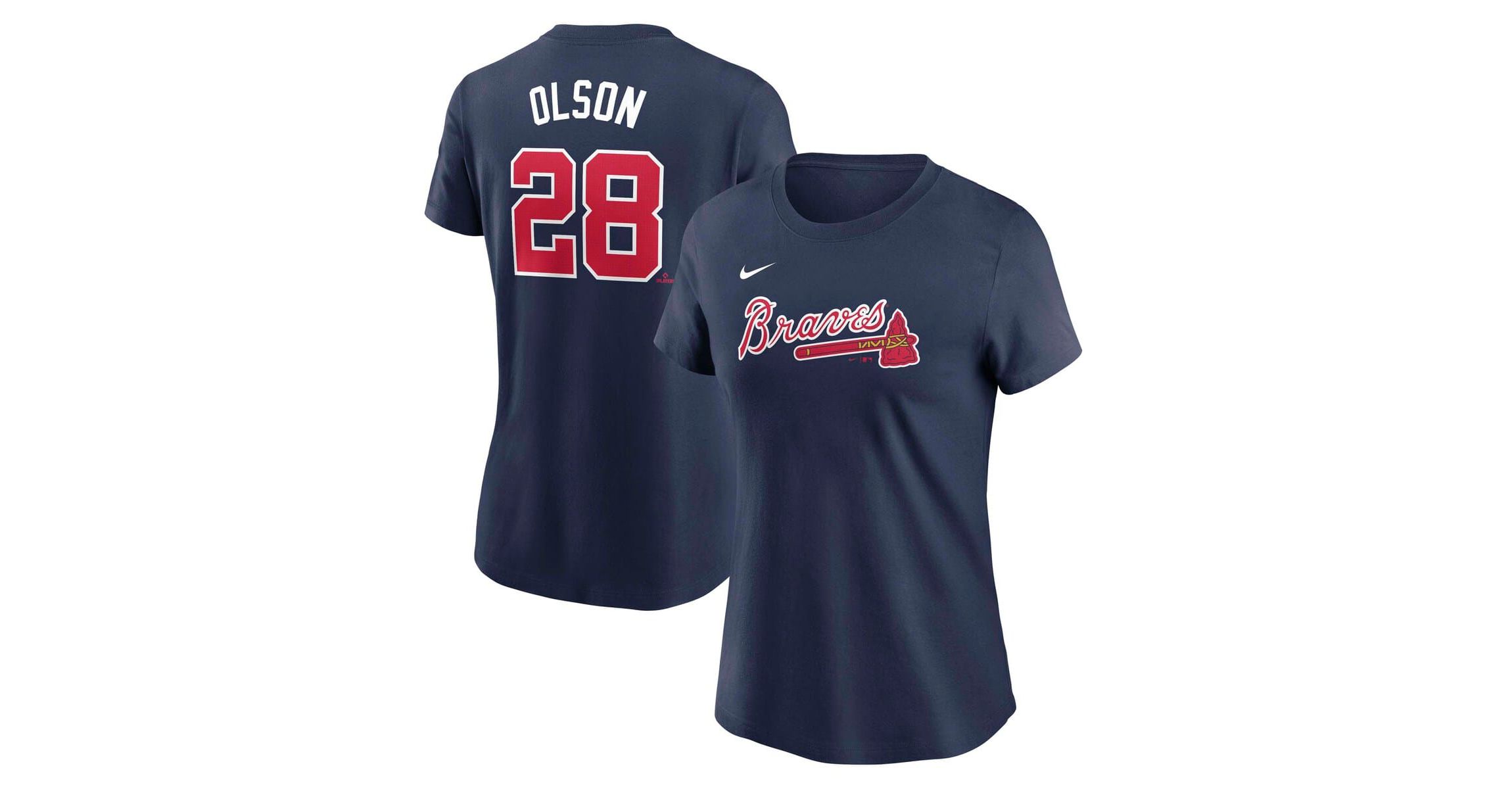 MLB Nike Matt Olson Atlanta Braves Fuse Name & Number T-Shirt