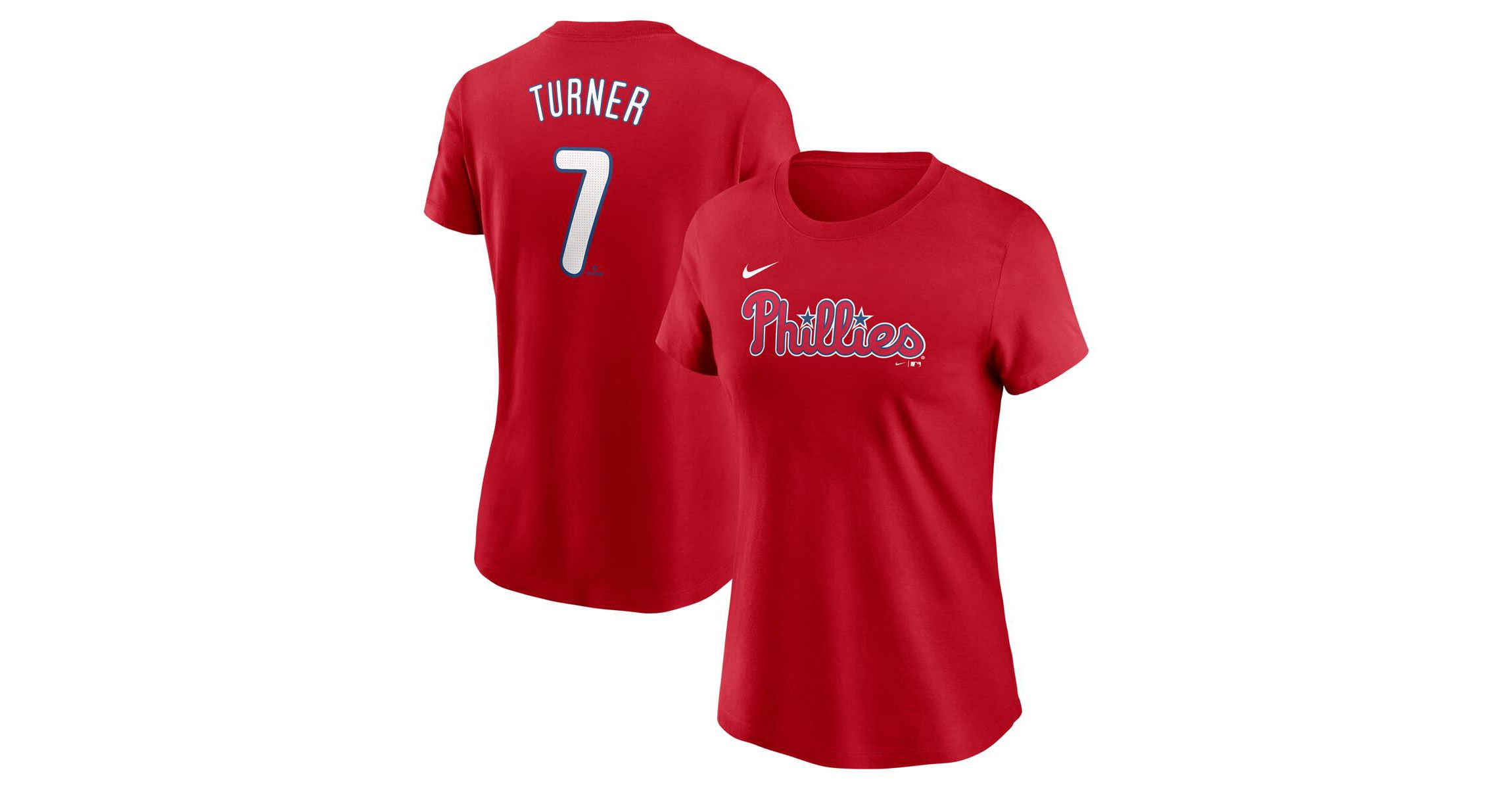 MLB Nike Trea Turner Philadelphia Phillies Fuse Name & Number T-Shirt