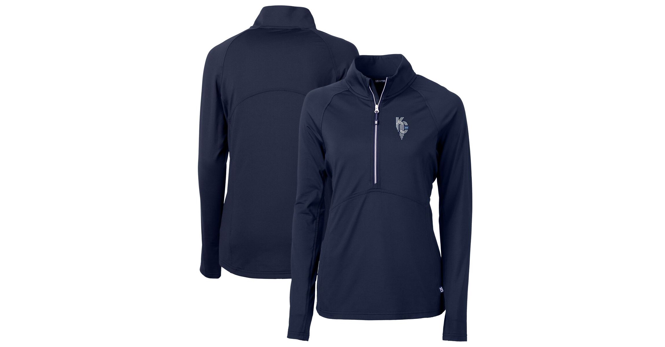 MLB Kansas City Royals City Connect Adapt Eco Knit Stretch Recycled Half-Zip Pullover Top