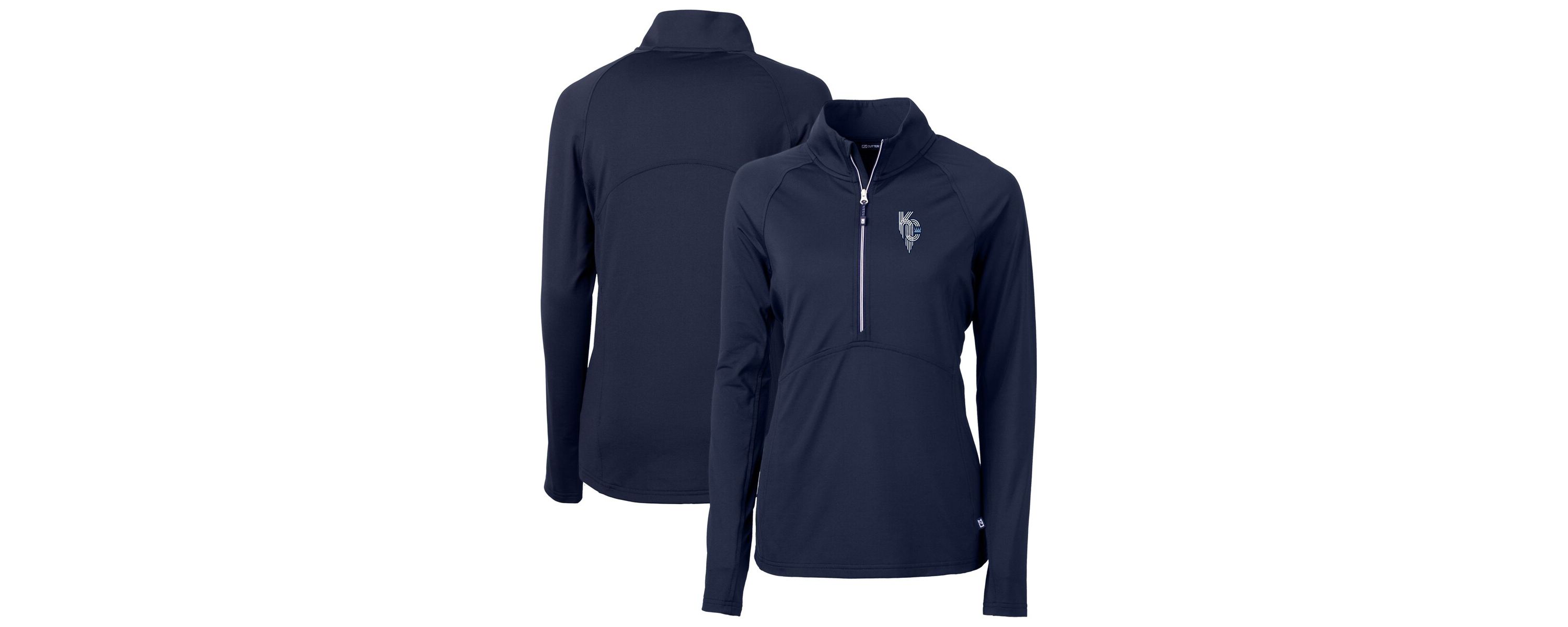MLB Kansas City Royals City Connect Adapt Eco Knit Stretch Recycled Half-Zip Pullover Top