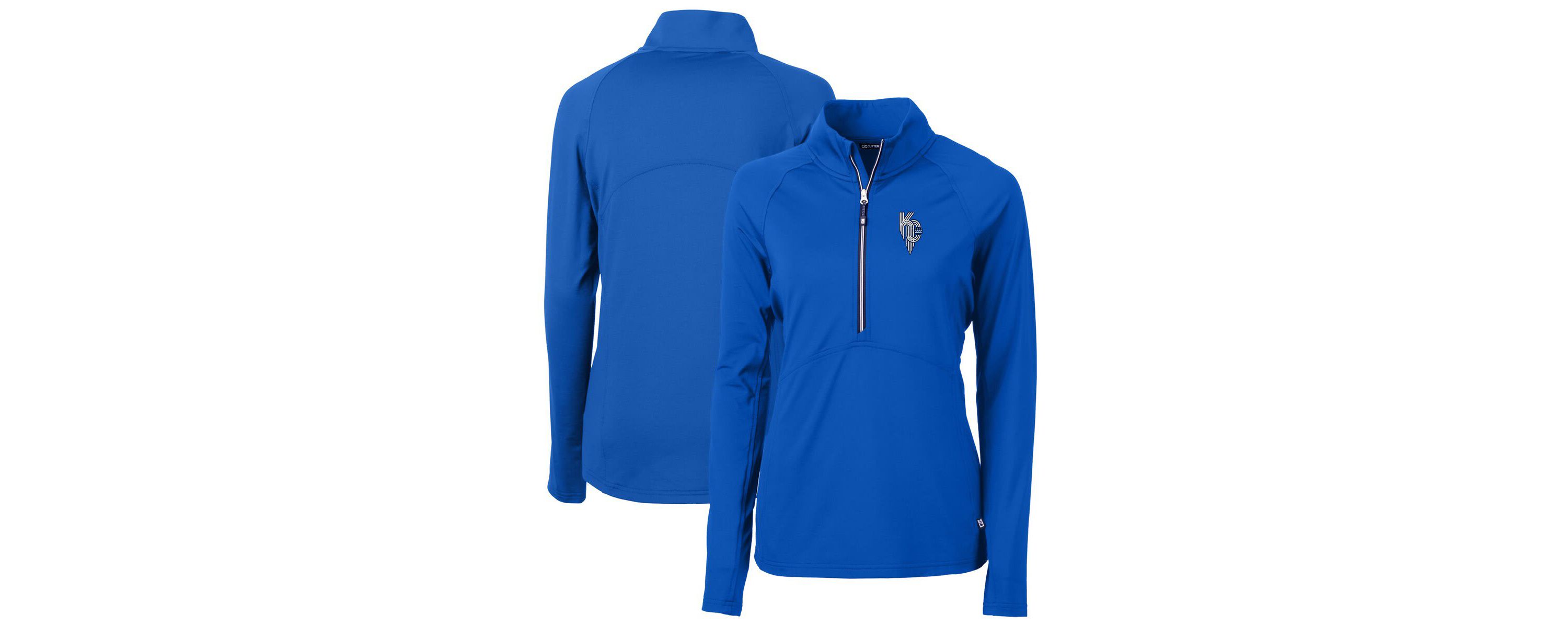 MLB Kansas City Royals City Connect Adapt Eco Knit Stretch Recycled Half-Zip Pullover Top