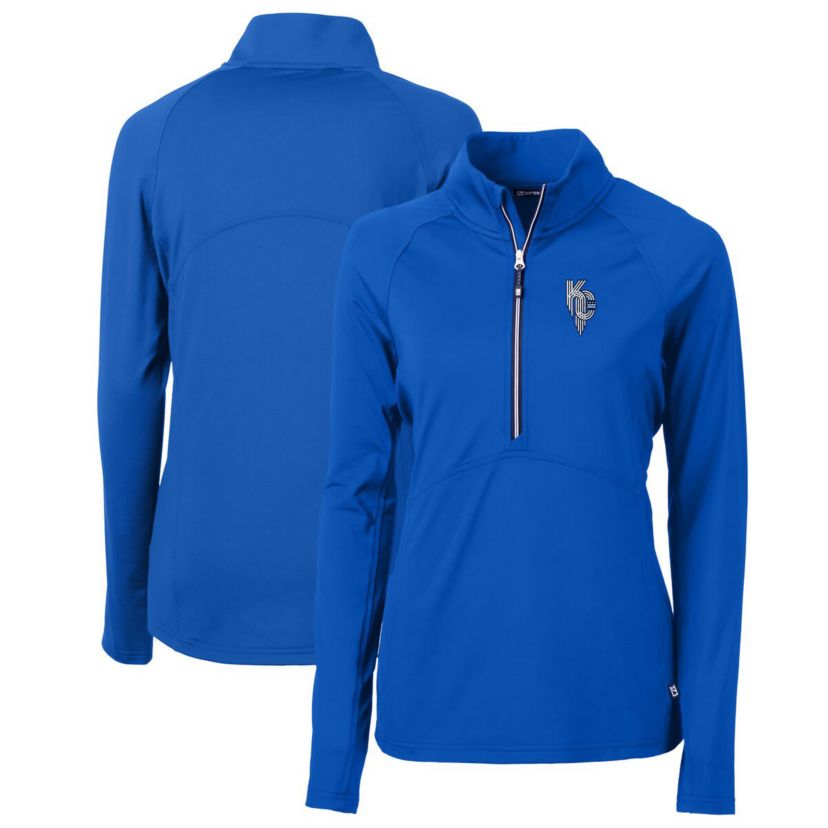 MLB Kansas City Royals City Connect Adapt Eco Knit Stretch Recycled Half-Zip Pullover Top