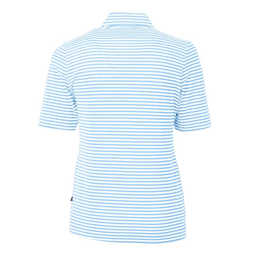 MLB Light Kansas City Royals City Connect DryTec Virtue Eco Pique Stripe Recycled Quarter-Zip Pullover Top