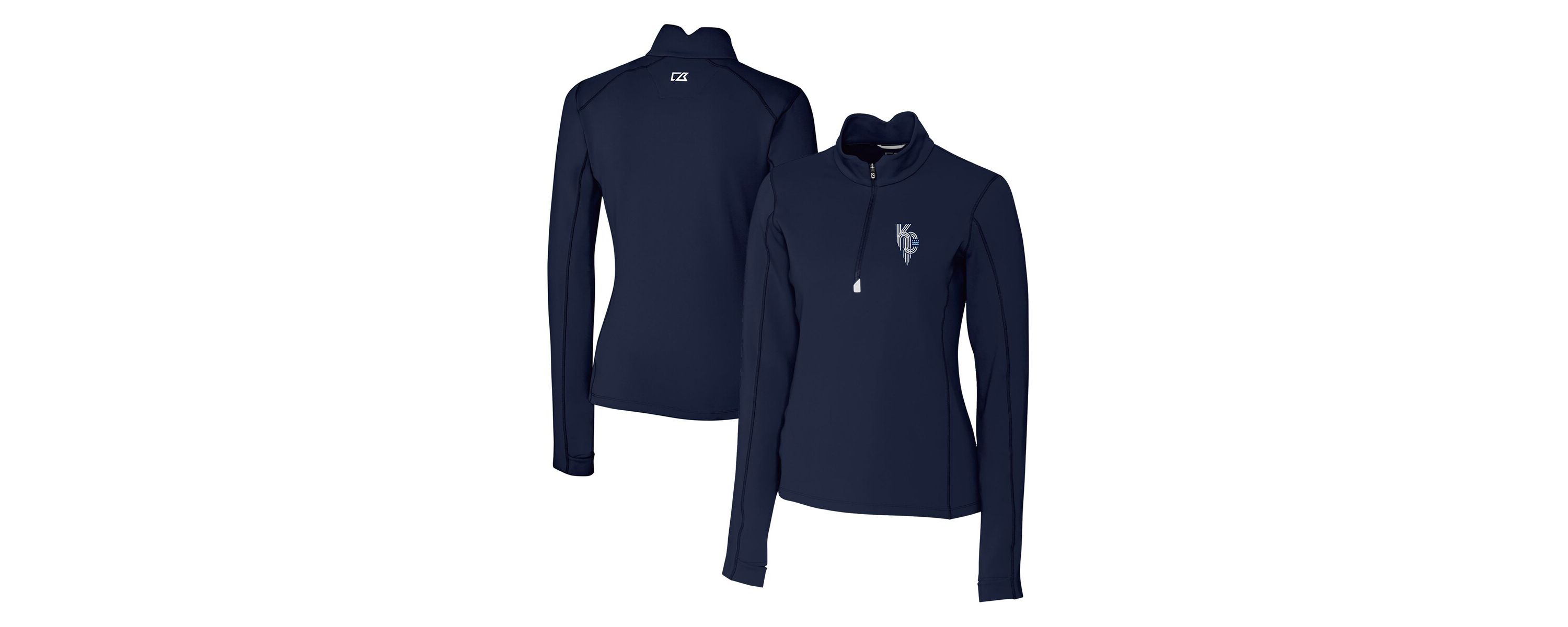 MLB Kansas City Royals City Connect DryTec Traverse Stretch Quarter-Zip Pullover Top