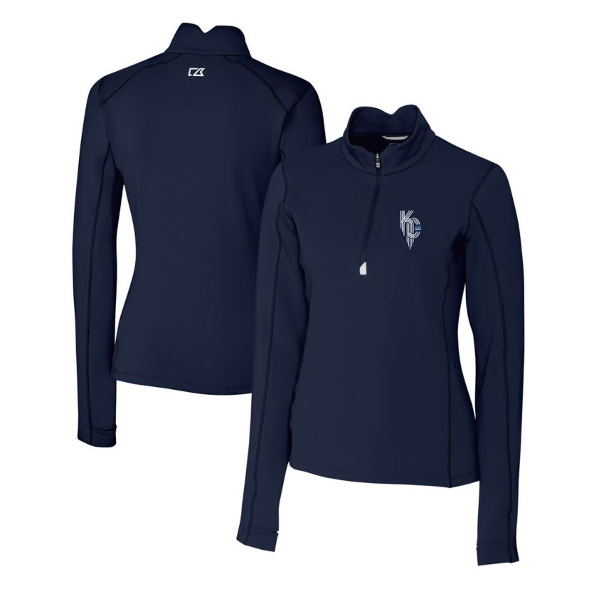 MLB Kansas City Royals City Connect DryTec Traverse Stretch Quarter-Zip Pullover Top
