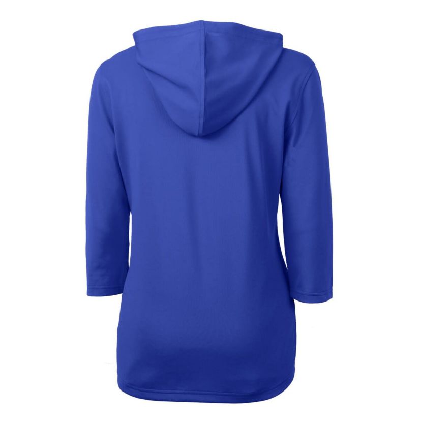MLB Kansas City Royals City Connect DryTec Virtue Eco Pique Recycled 3/4-Sleeve Half-Zip Pullover Hoodie