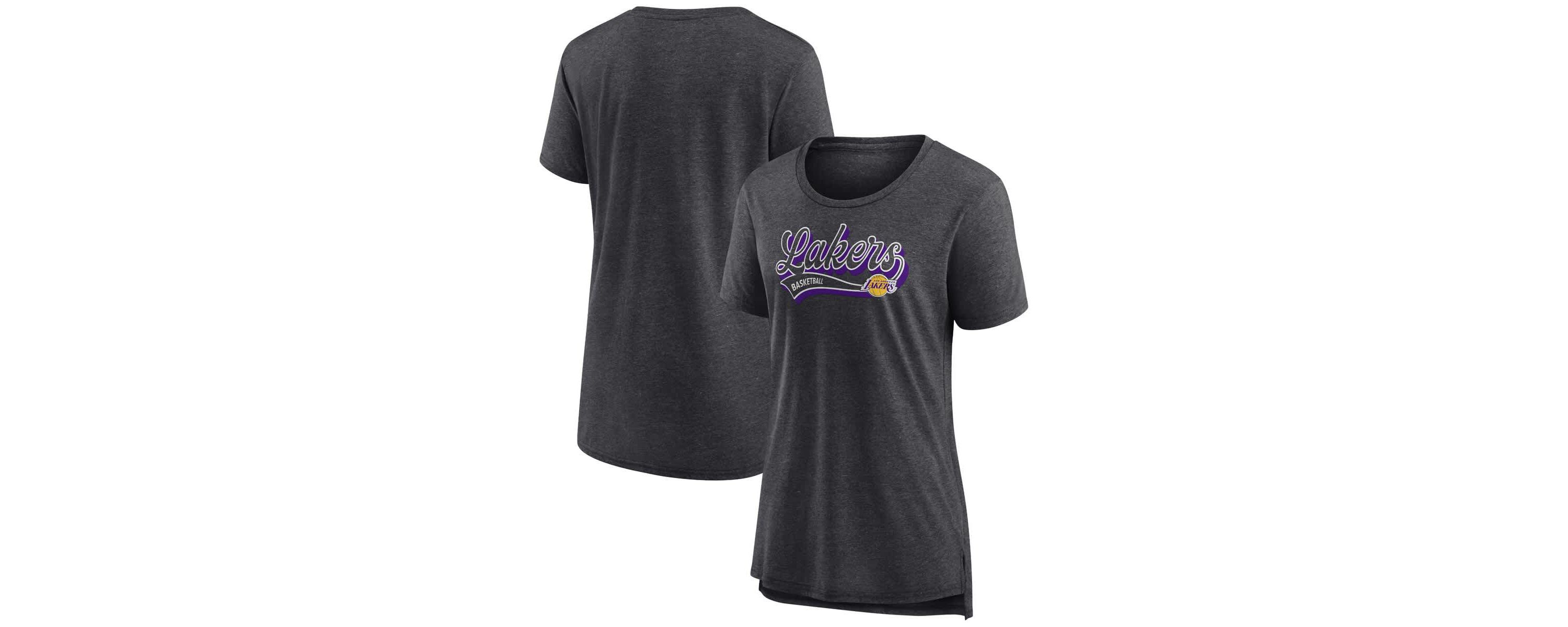 NBA Fanatics Los Angeles Lakers League Leader Tri-Blend T-Shirt